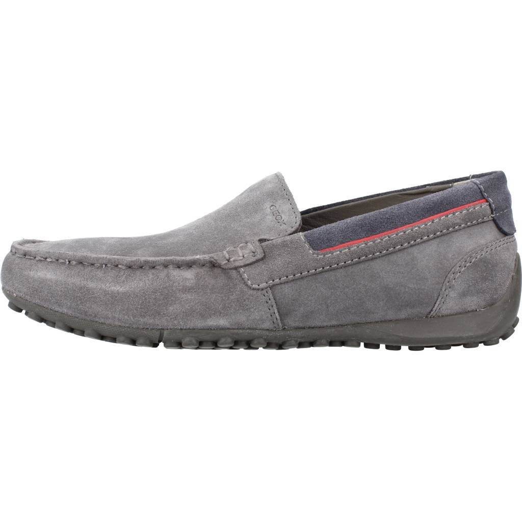 GEOX UOMO SNAKE MOCASSINO en color GRIS  (2)