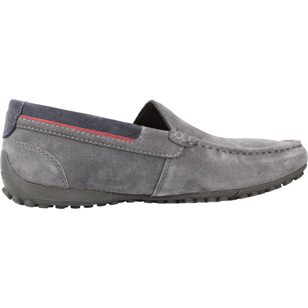 GEOX UOMO SNAKE MOCASSINO en color GRIS  (4)