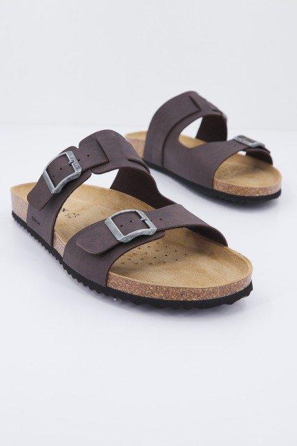 GEOX U SANDAL GHITA B en color MARRON  (2)