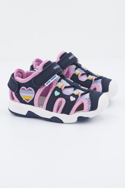 GEOX B SANDAL MULTY GIRL en color AZUL  (1)