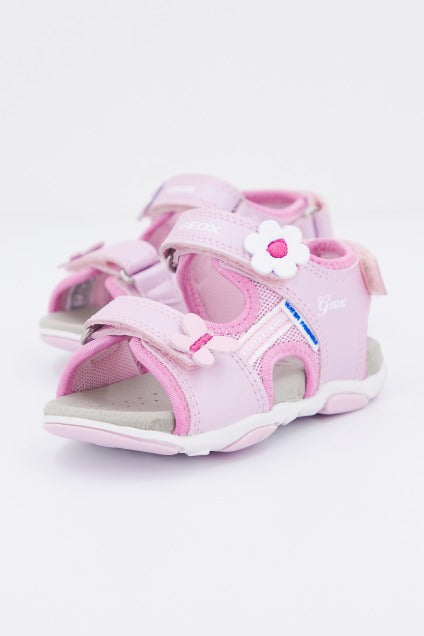 GEOX B SANDAL AGASIM GIRL en color ROSA  (1)