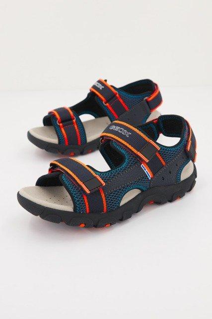 GEOX JR SANDAL STRADA A en color AZUL  (1)