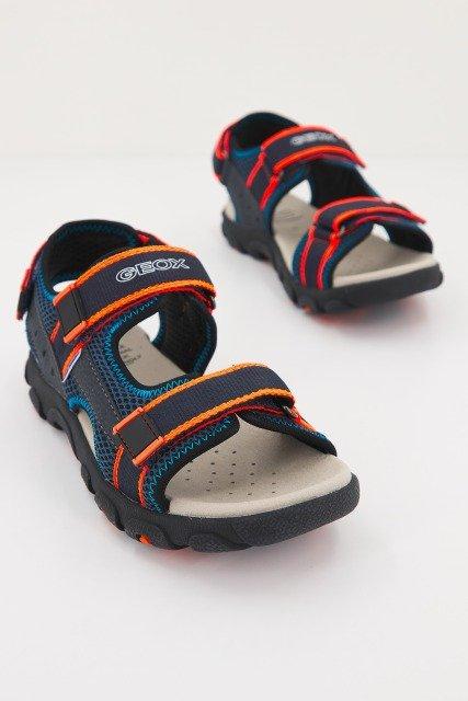 GEOX JR SANDAL STRADA A en color AZUL  (2)