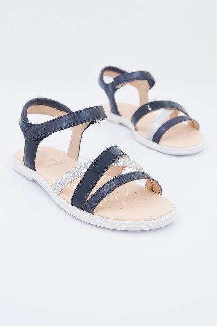 GEOX J SANDAL KARLY GIRL en color AZUL  (2)