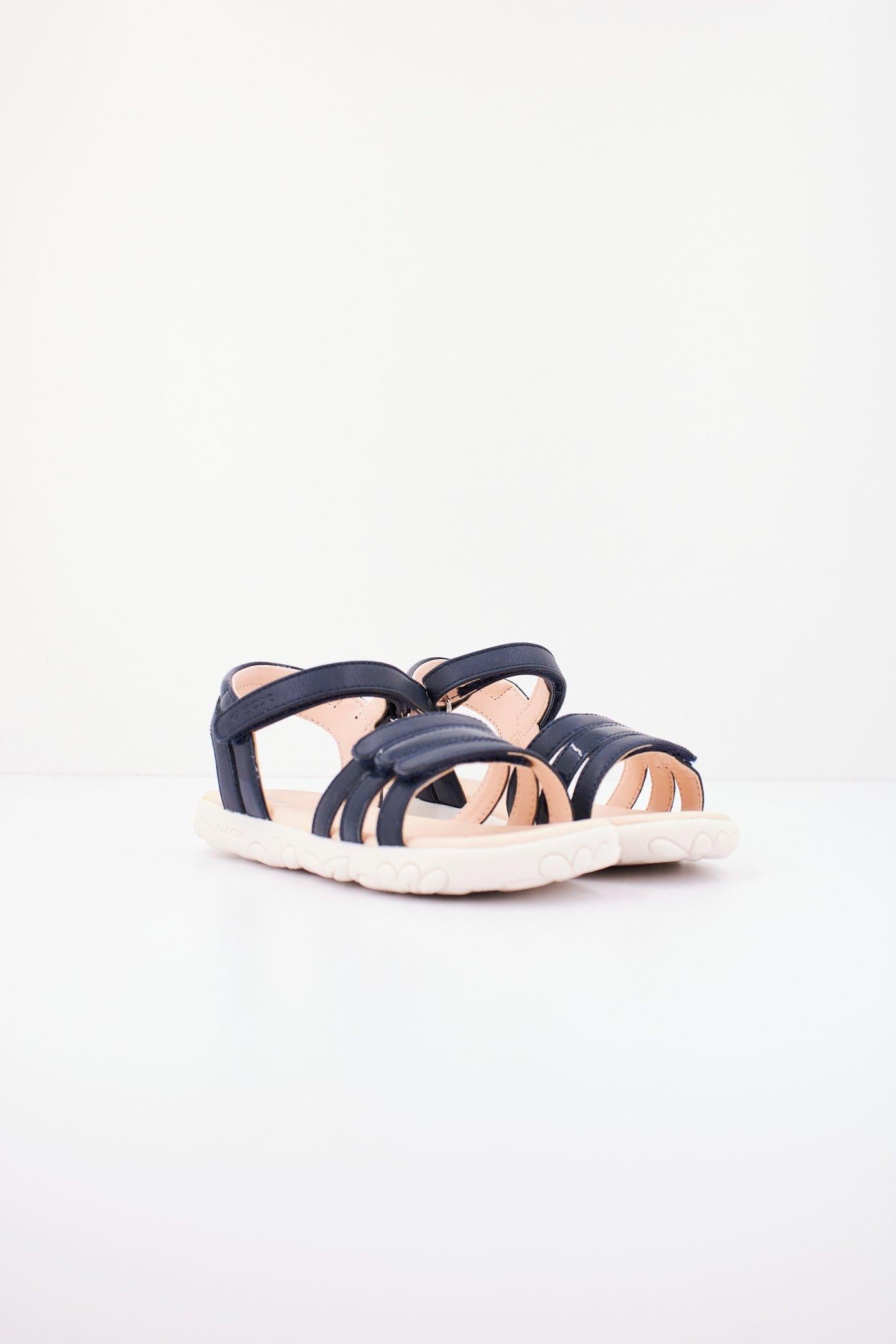 GEOX J SANDAL HAITI GIRL en color AZUL  (2)