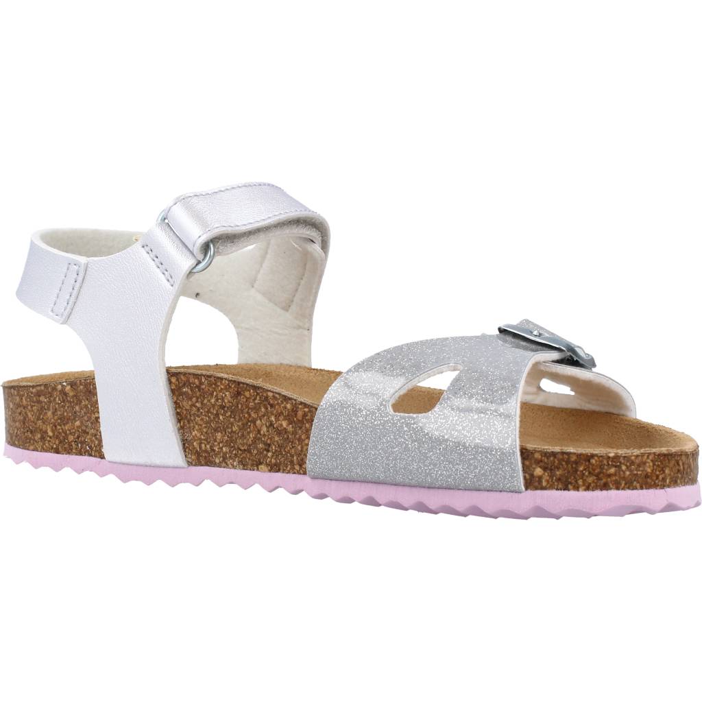 GEOX J ADRIEL GIRL C en color PLATA  (5)