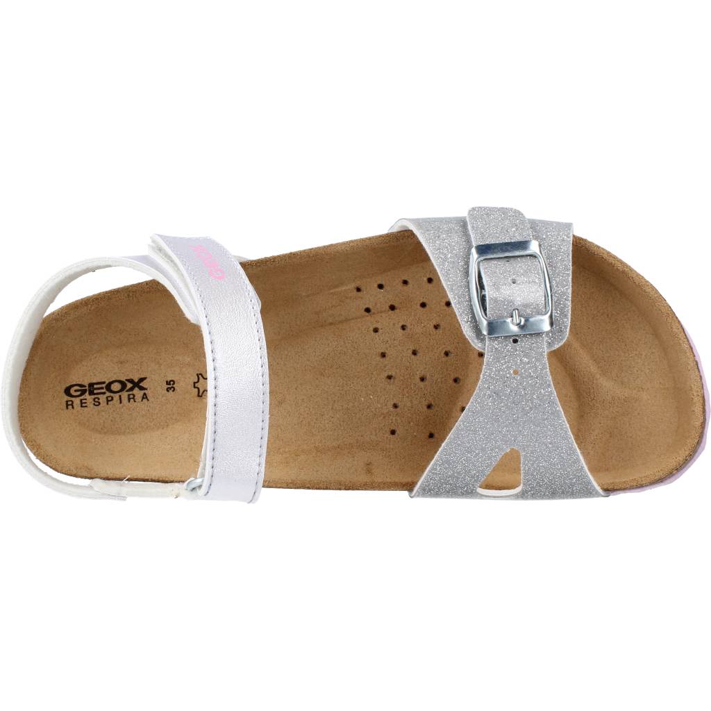 GEOX J ADRIEL GIRL C en color PLATA  (7)
