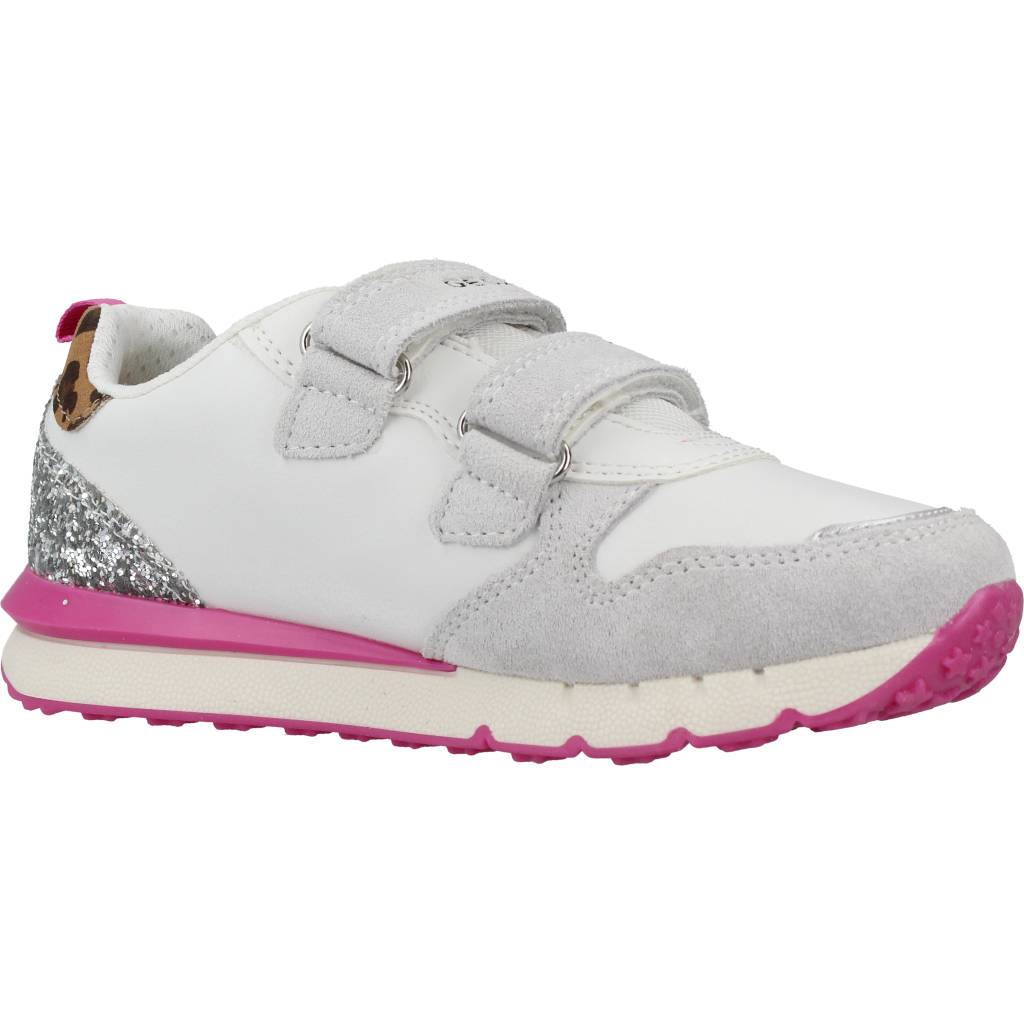 GEOX  J FASTICS GIRL C en color BLANCO  (5)
