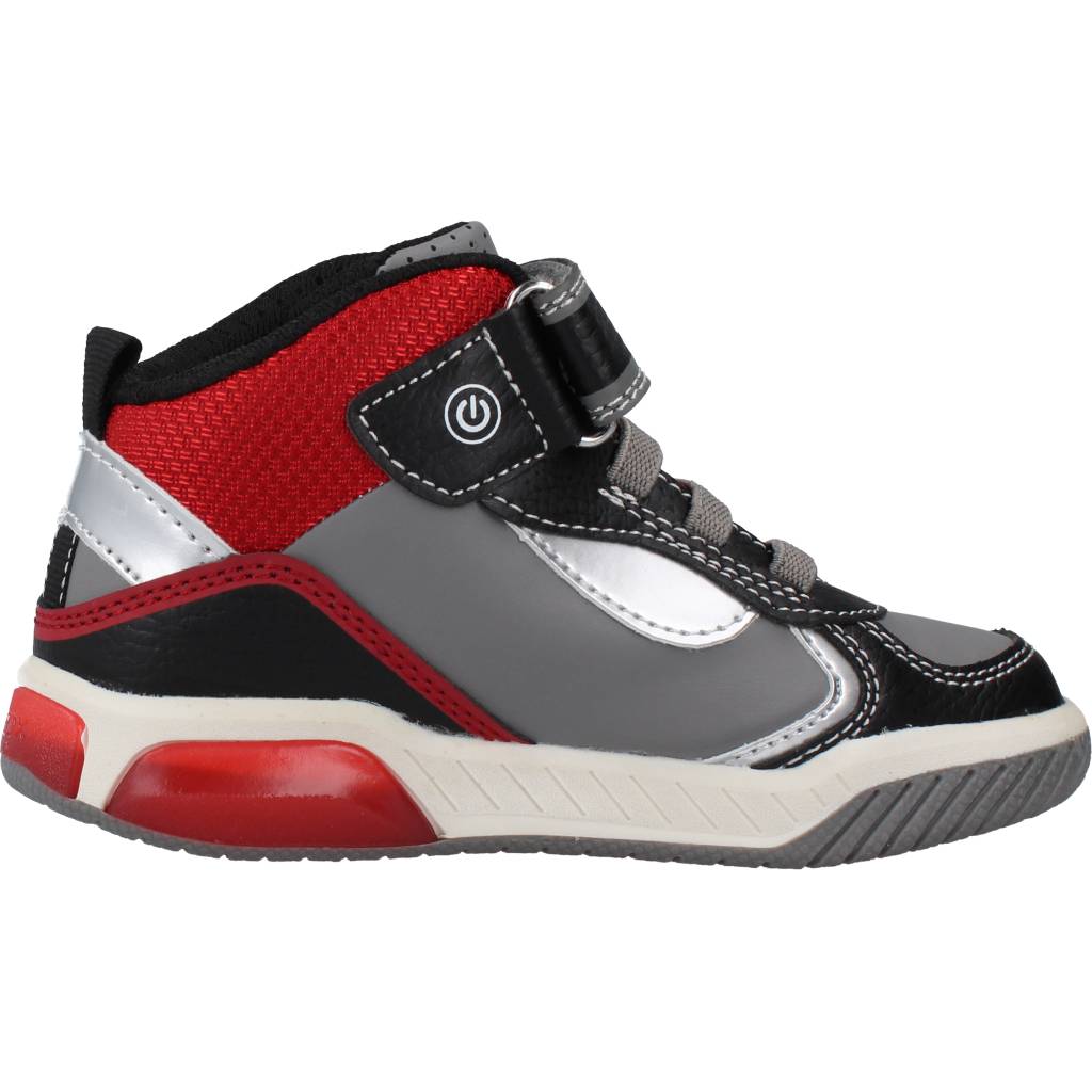 GEOX  J INEK BOY B en color GRIS  (4)