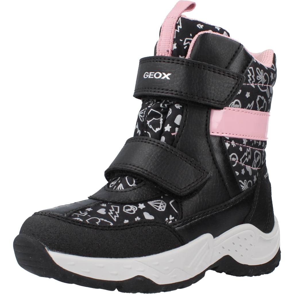 GEOX J SENTIERO GIRL B WP en color NEGRO  (1)