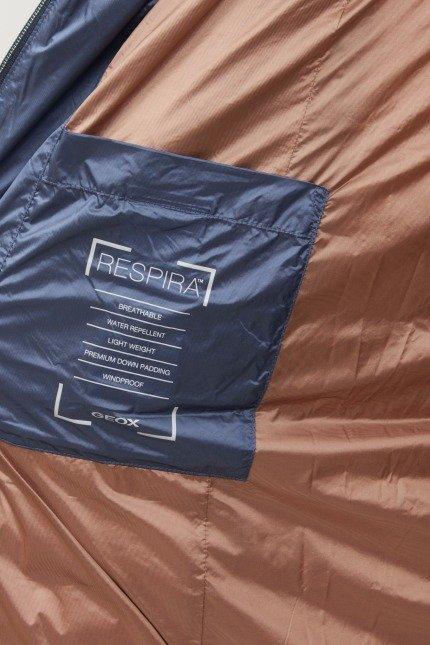 GEOX W JASEN COAT en color AZUL  (4)