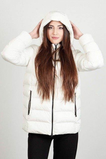GEOX W SPHERICA HOOD JKT en color BLANCO  (4)