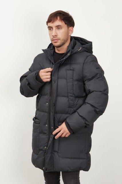 GEOX M SANFORD HOOD LONG en color NEGRO  (1)