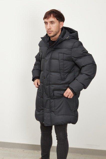 GEOX M SANFORD HOOD LONG en color NEGRO  (2)