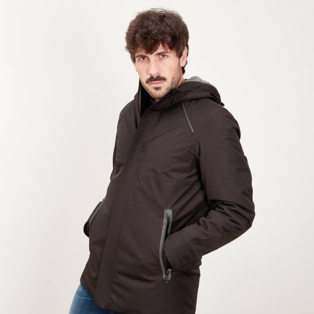 GEOX M XLED PARKA en color NEGRO  (3)
