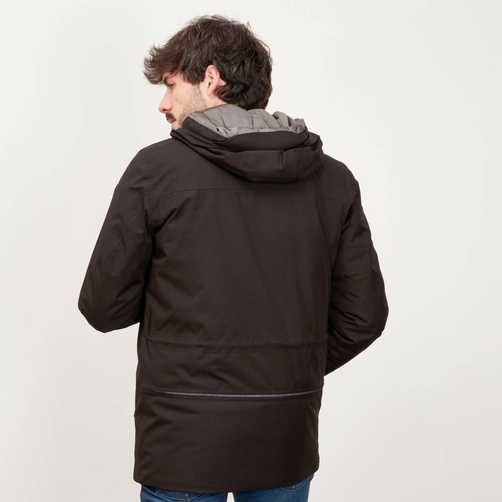GEOX M XLED PARKA en color NEGRO  (5)
