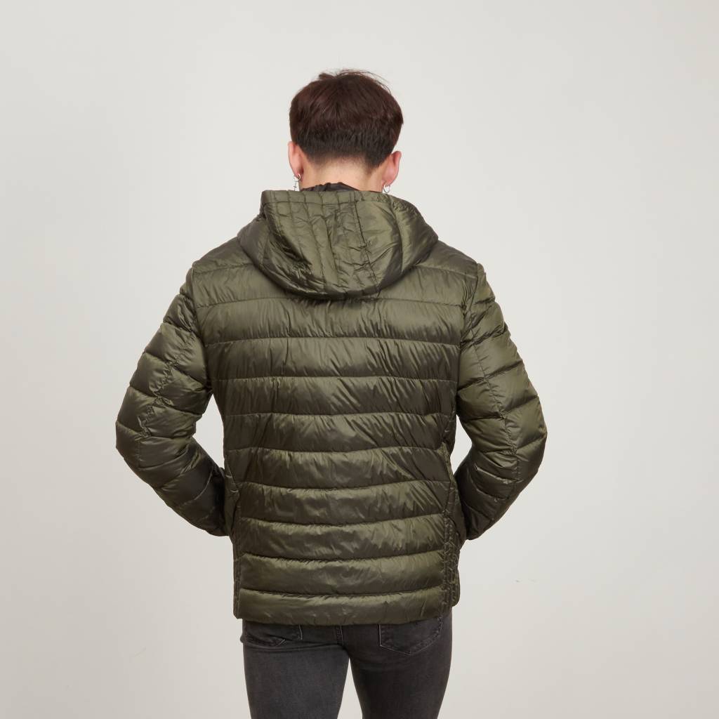 GEOX M DERECK HOOD JKT en color VERDE  (4)