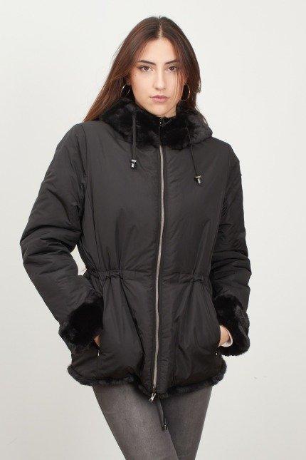 GEOX W KAULA A REVERSIBLE en color NEGRO  (1)