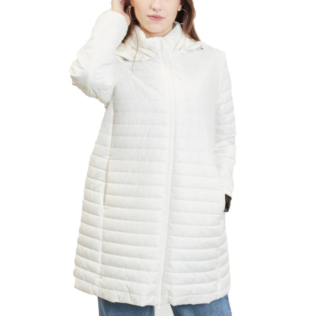 GEOX W ASCYTHIA LONG JKT en color BLANCO  (2)