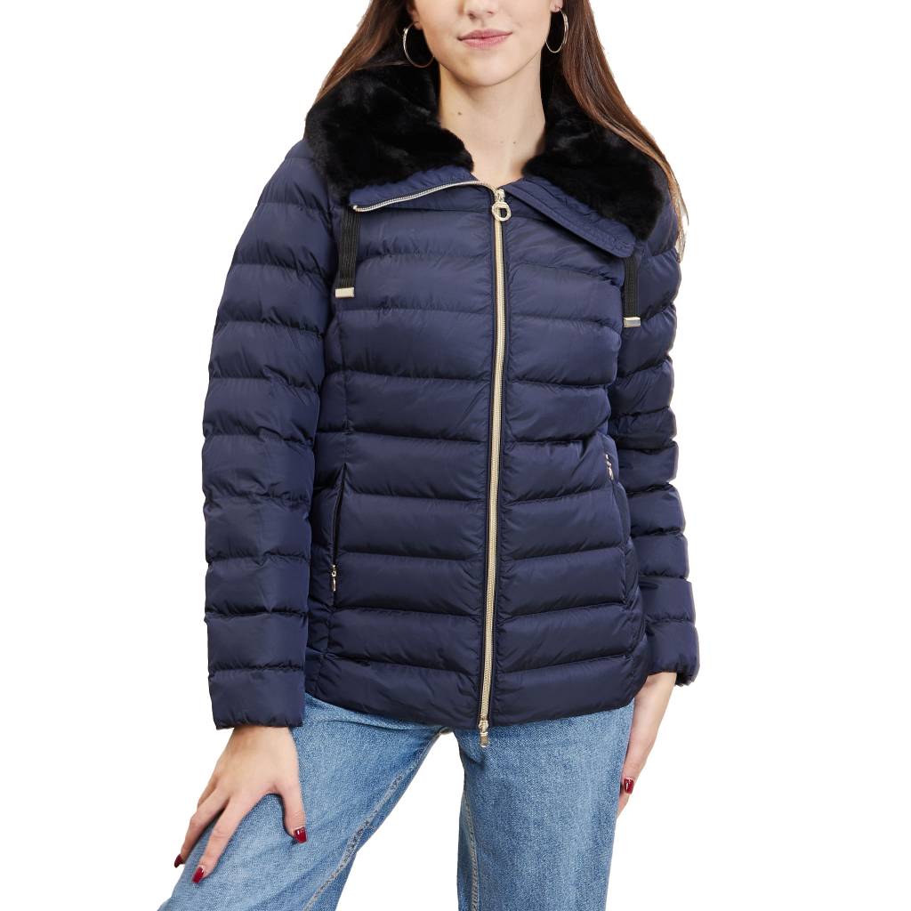 GEOX W SEYLA MID JKT en color AZUL  (2)