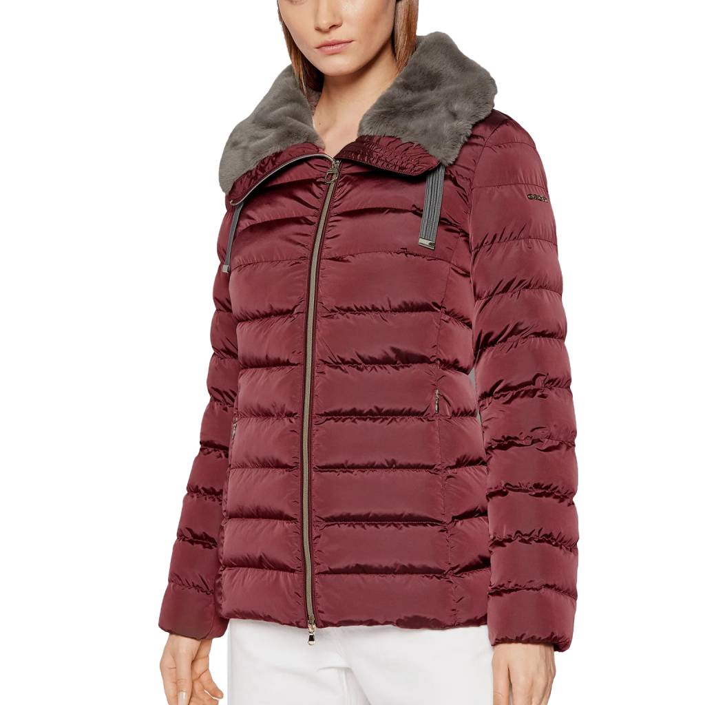 GEOX W SEYLA MID JKT en color BURDEOS  (2)
