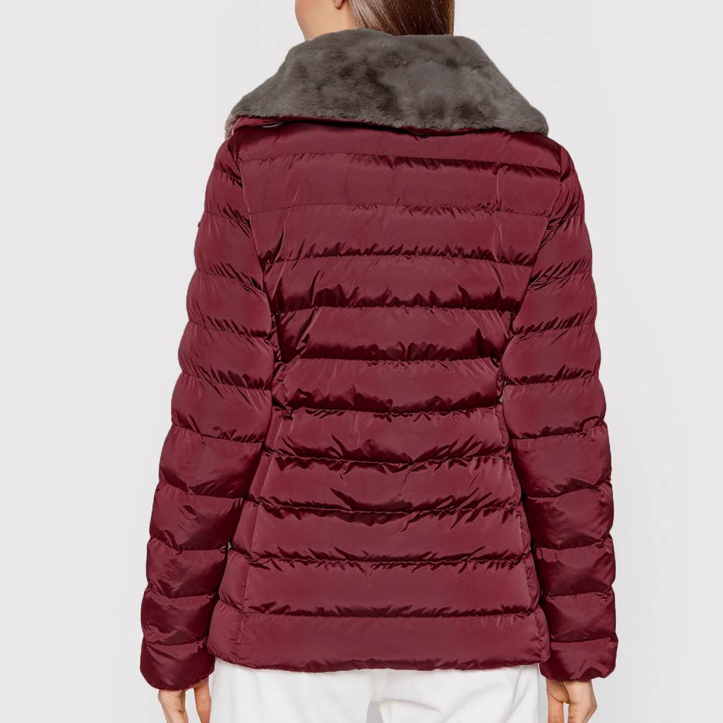 GEOX W SEYLA MID JKT en color BURDEOS  (4)