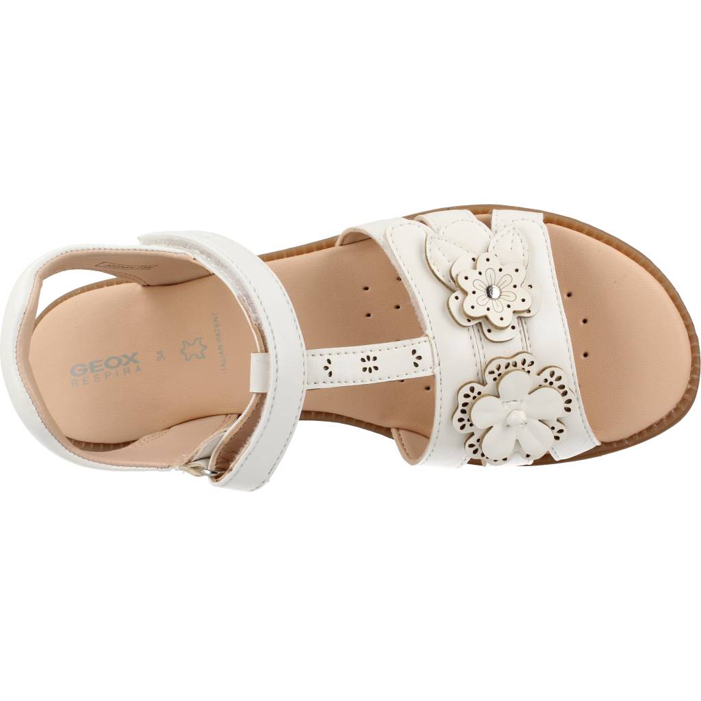 GEOX  J SANDAL KARLY GIRL en color BLANCO  (7)