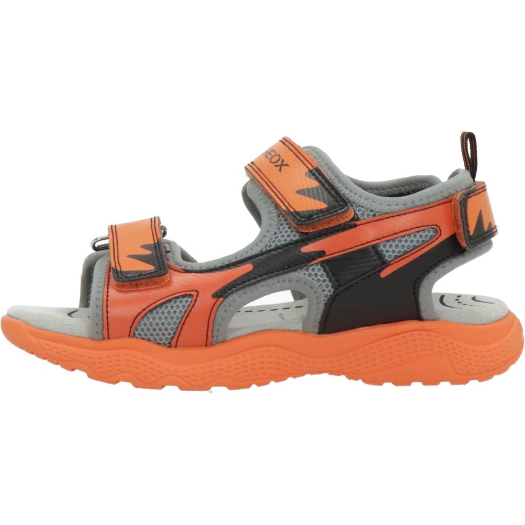 GEOX J SANDAL SPLUSH BOY en color NARANJA  (1)