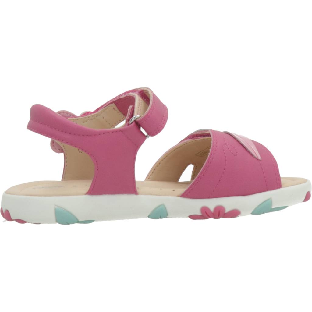 GEOX  J SANDAL HAITI GIRL en color ROSA  (3)