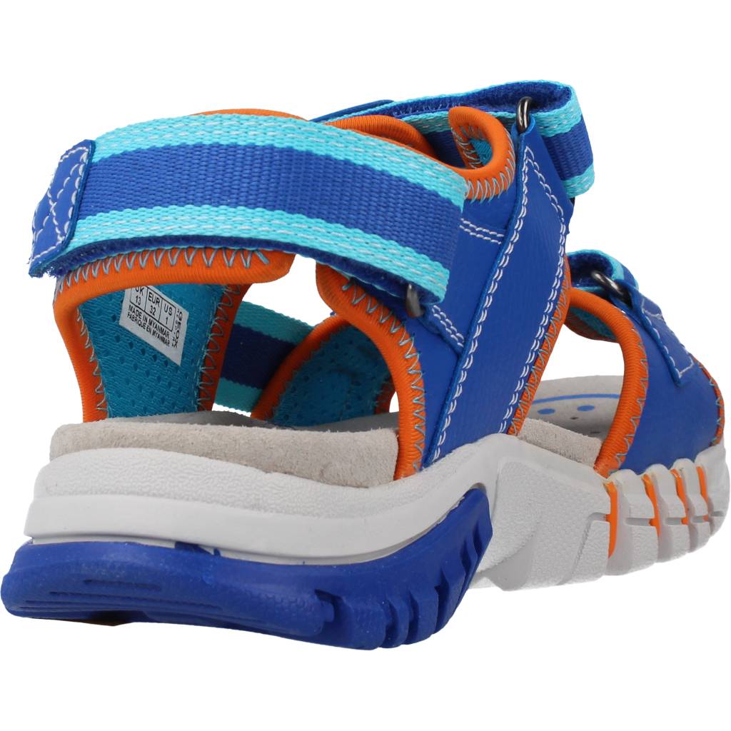 GEOX  J SANDAL DYNOMIX BOY en color AZUL  (3)