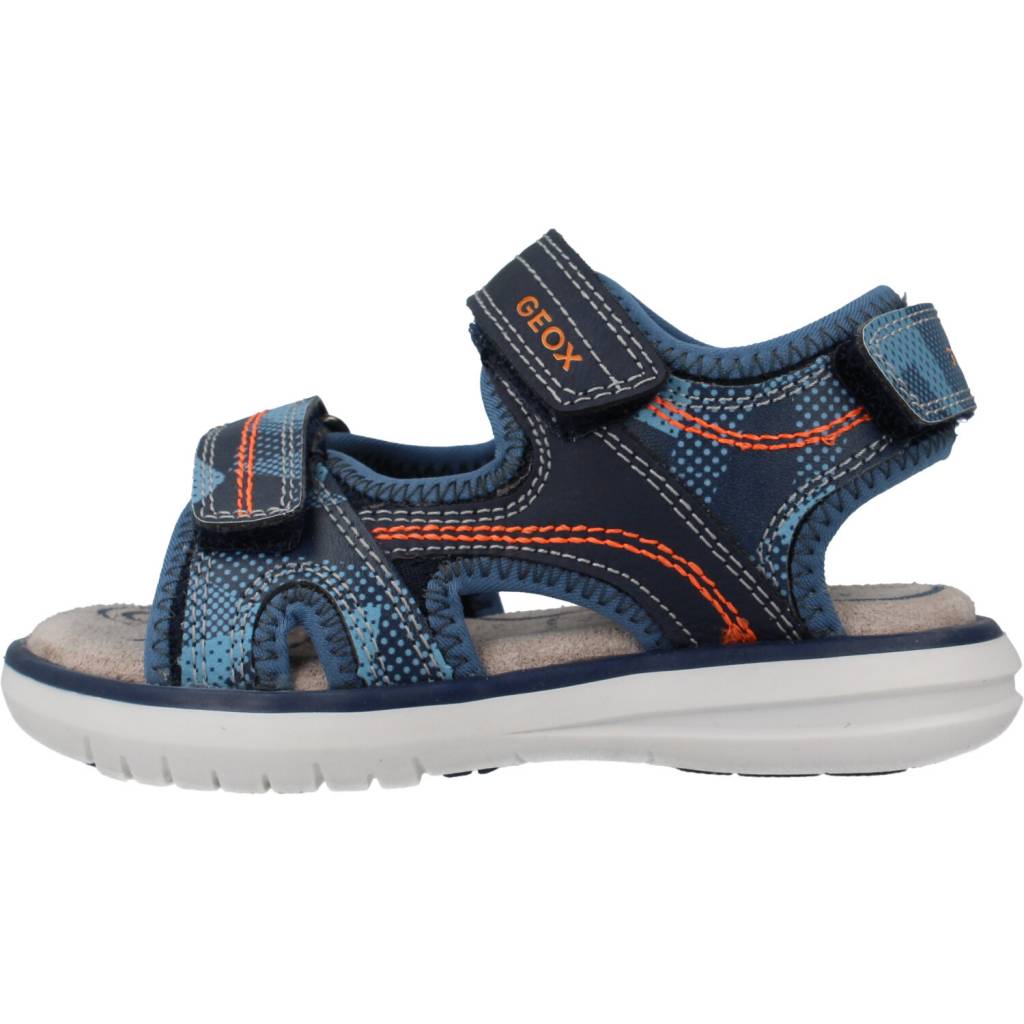 GEOX  J SANDAL MARATEA BOY en color AZUL  (2)