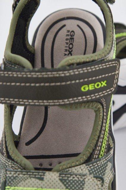 GEOX  J SANDAL MARATEA BOY en color VERDE  (4)