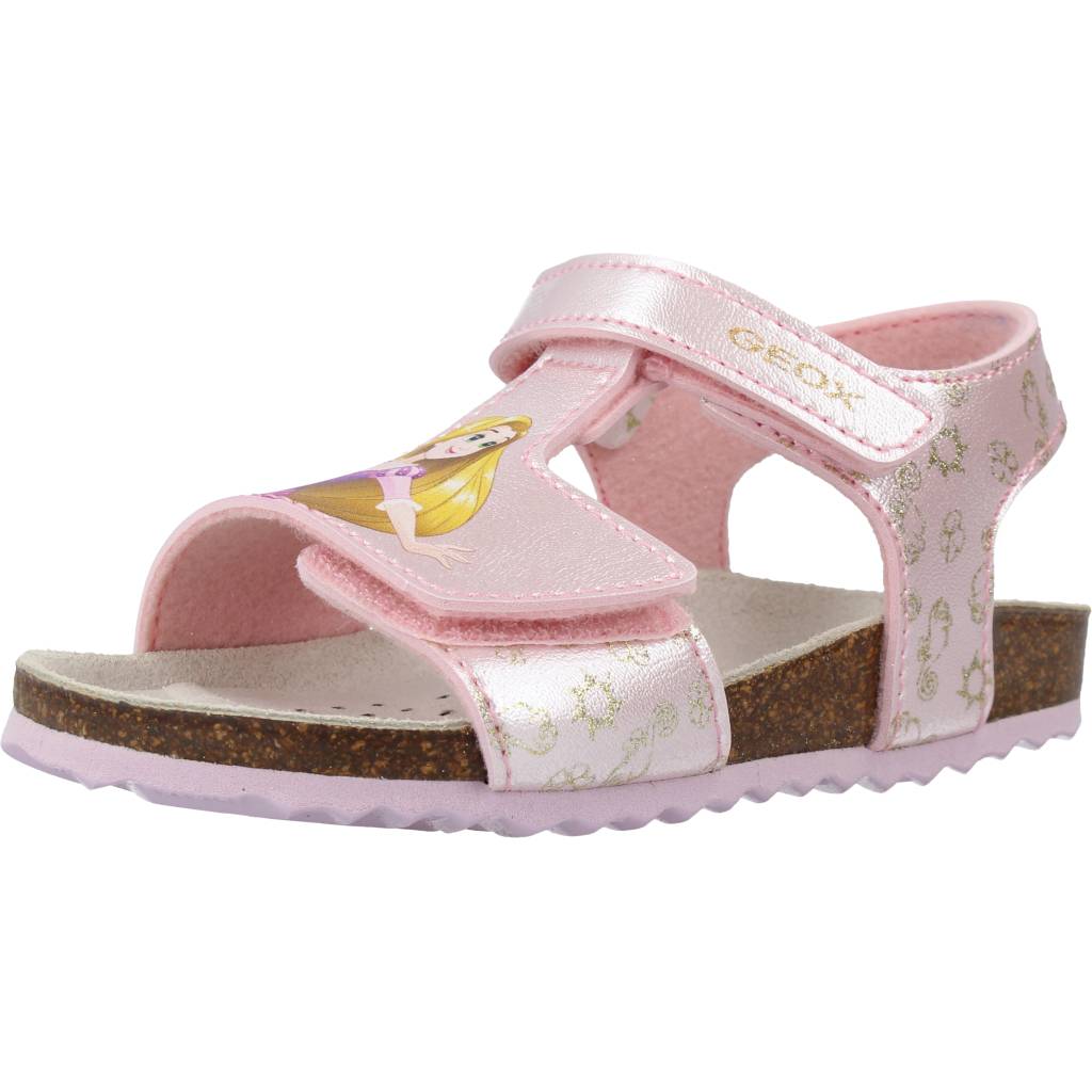 GEOX  B SANDAL CHALKI GIRL en color ROSA  (1)