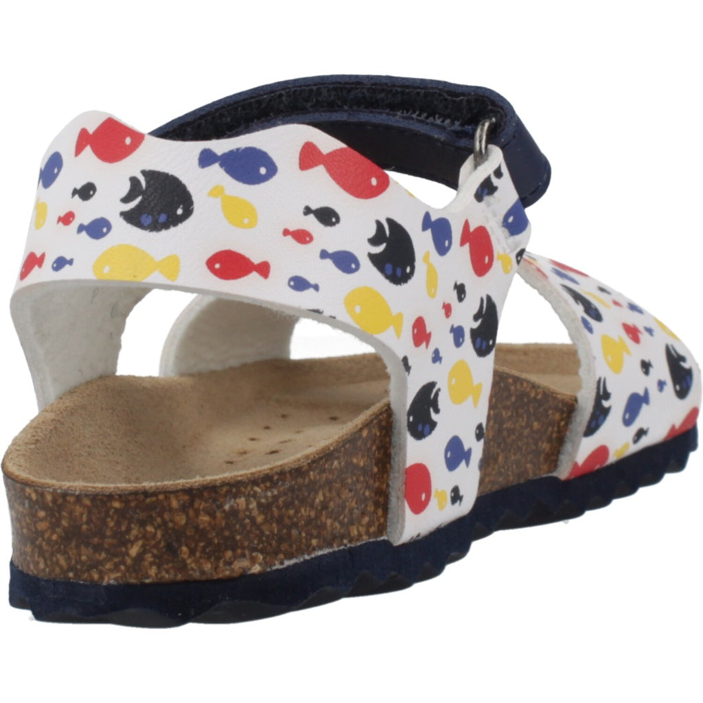 GEOX B SANDAL CHALKI BOY en color BLANCO  (3)