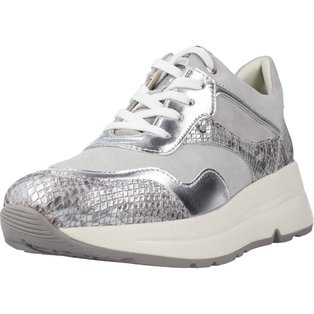 GEOX  D BACKSIE en color PLATA  (1)