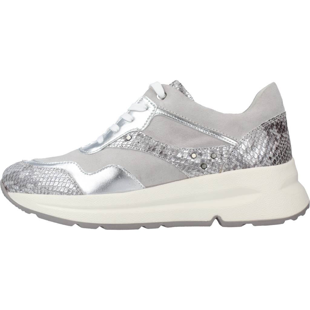 GEOX  D BACKSIE en color PLATA  (2)