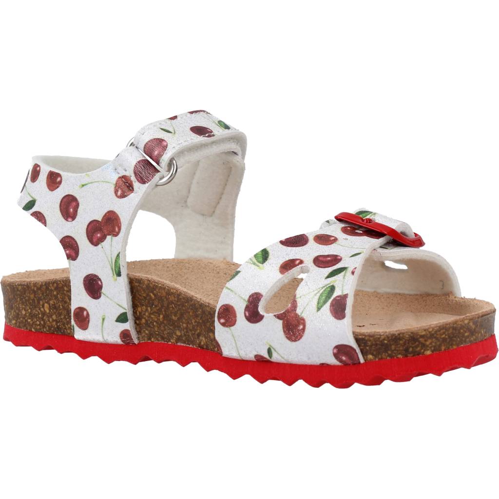 GEOX  B SANDAL CHALKI GIRL en color PLATA  (5)
