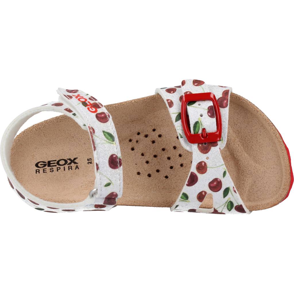 GEOX  B SANDAL CHALKI GIRL en color PLATA  (7)