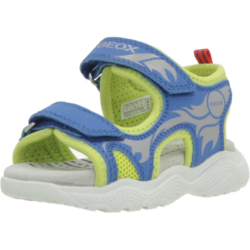 GEOX  J SANDAL SPLUSH BOY en color AZUL  (1)