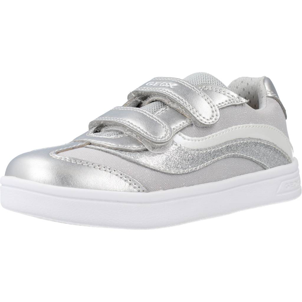 GEOX  J DJROCK GIRL en color PLATA  (1)