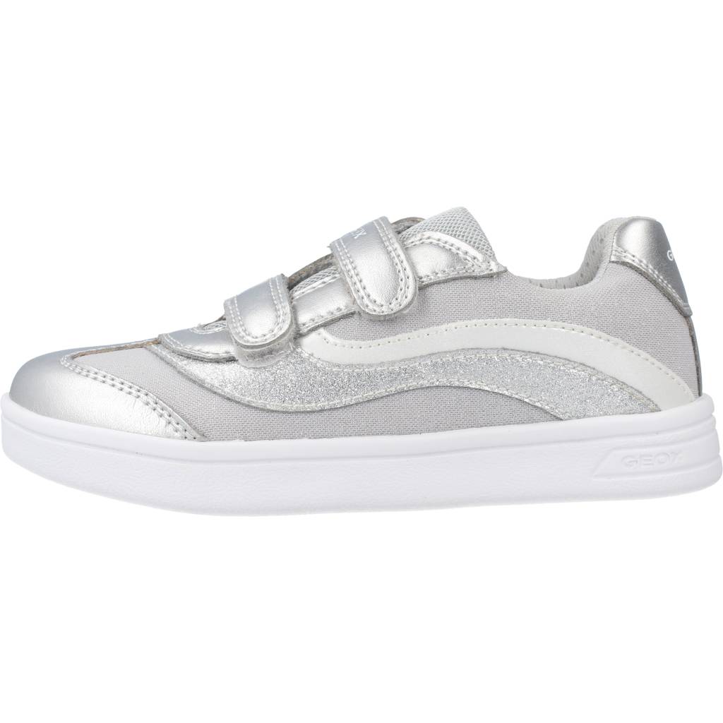 GEOX  J DJROCK GIRL en color PLATA  (2)