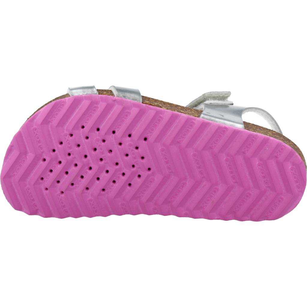 GEOX  B SANDAL CHALKI GIRL en color PLATA  (6)