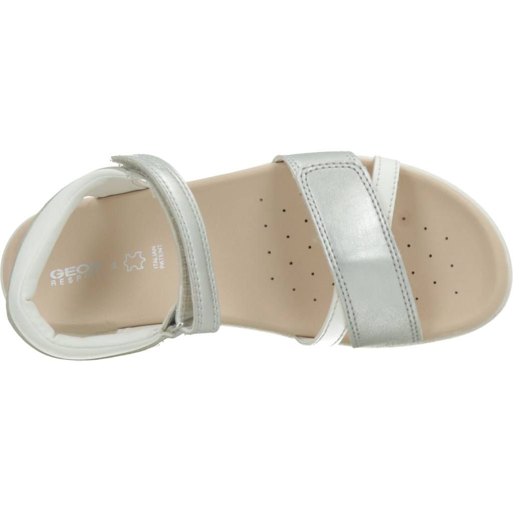 GEOX J SANDAL SOLEIMA GIR en color PLATA  (7)