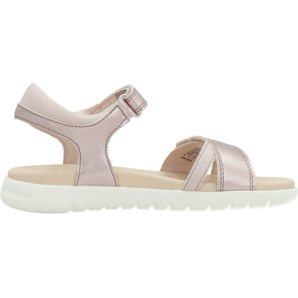 GEOX  SANDAL SOLEIMA GIR en color ROSA  (4)