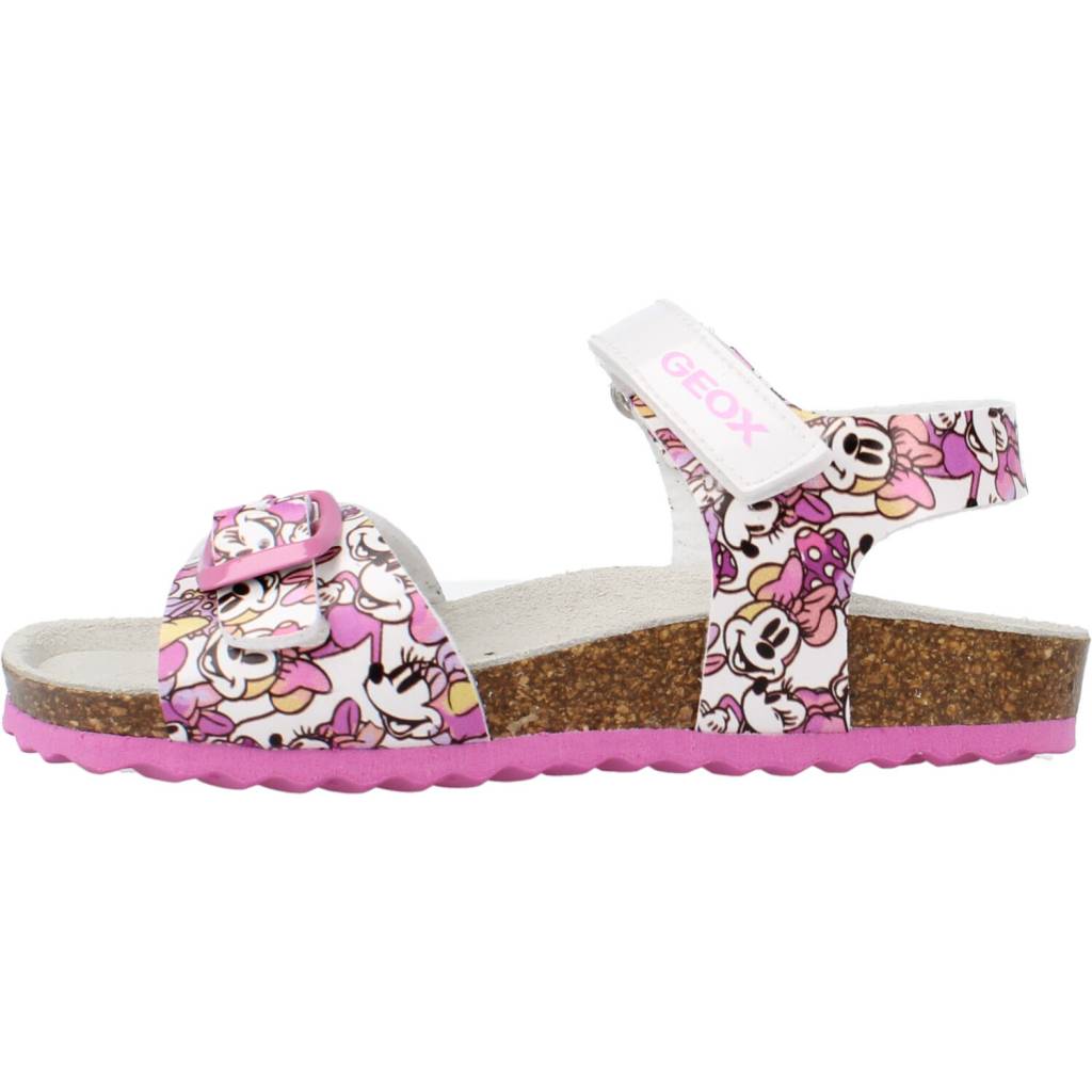 GEOX  B SANDAL CHALKI GIRL en color BLANCO  (2)