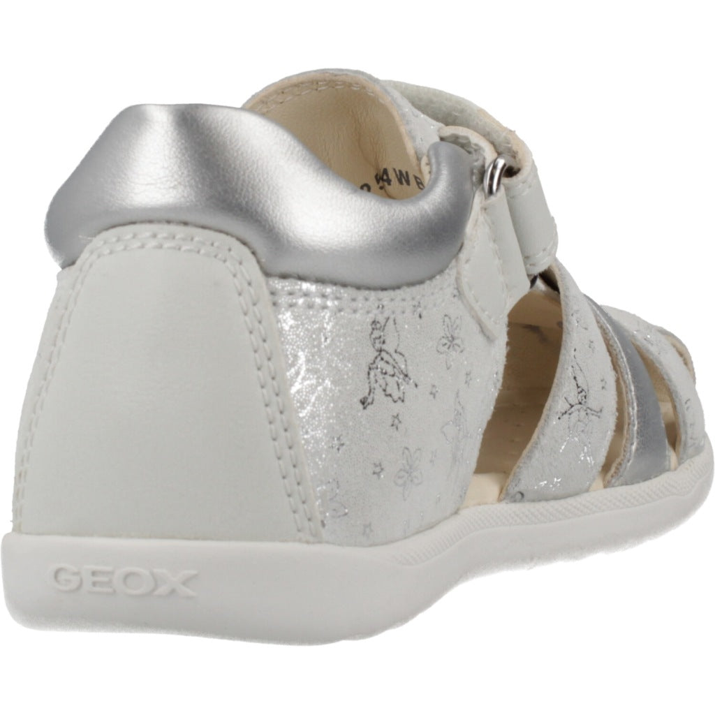 GEOX  B SANDAL MACCHIA GIR en color PLATA  (3)