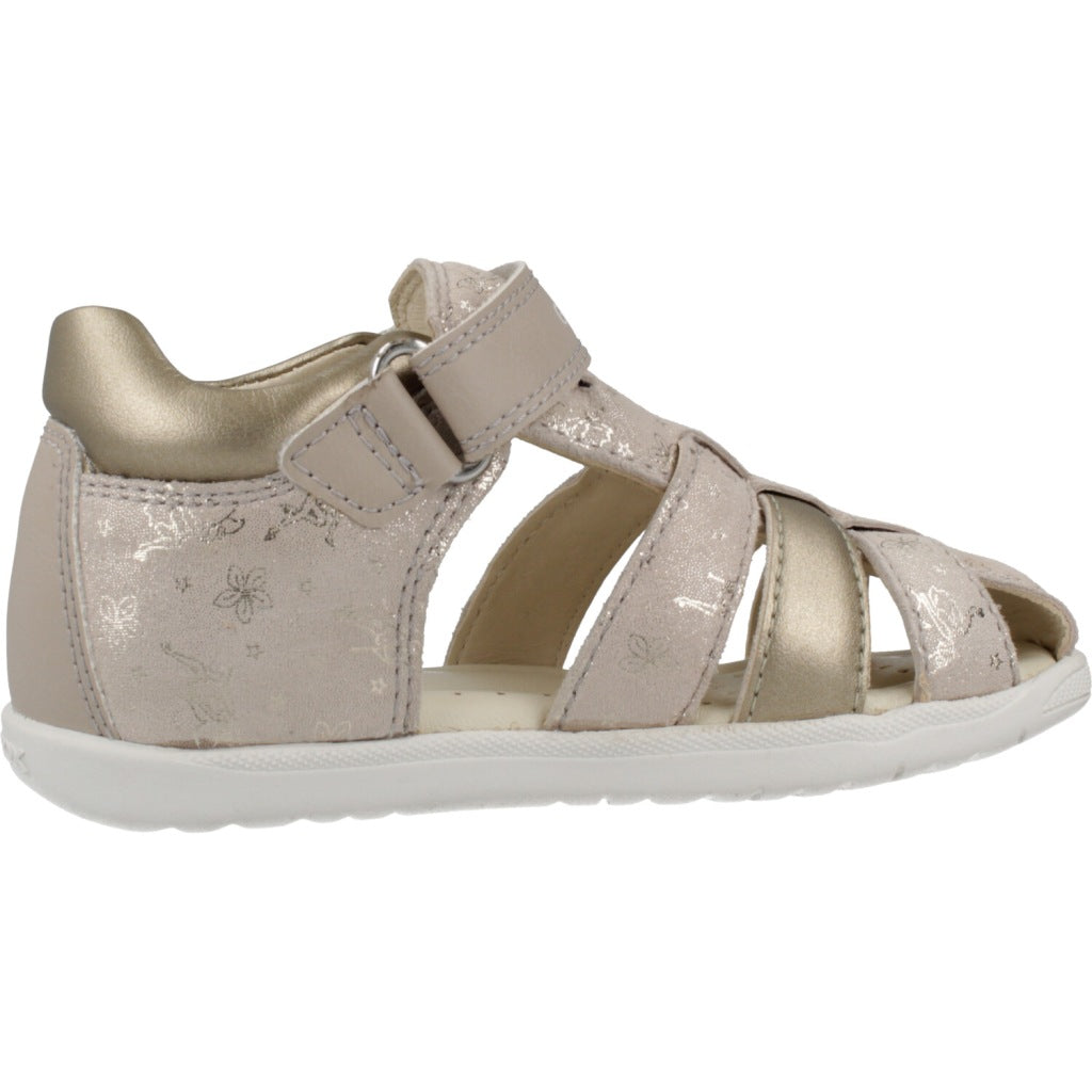GEOX  B SANDAL MACCHIA GIR en color ORO  (4)