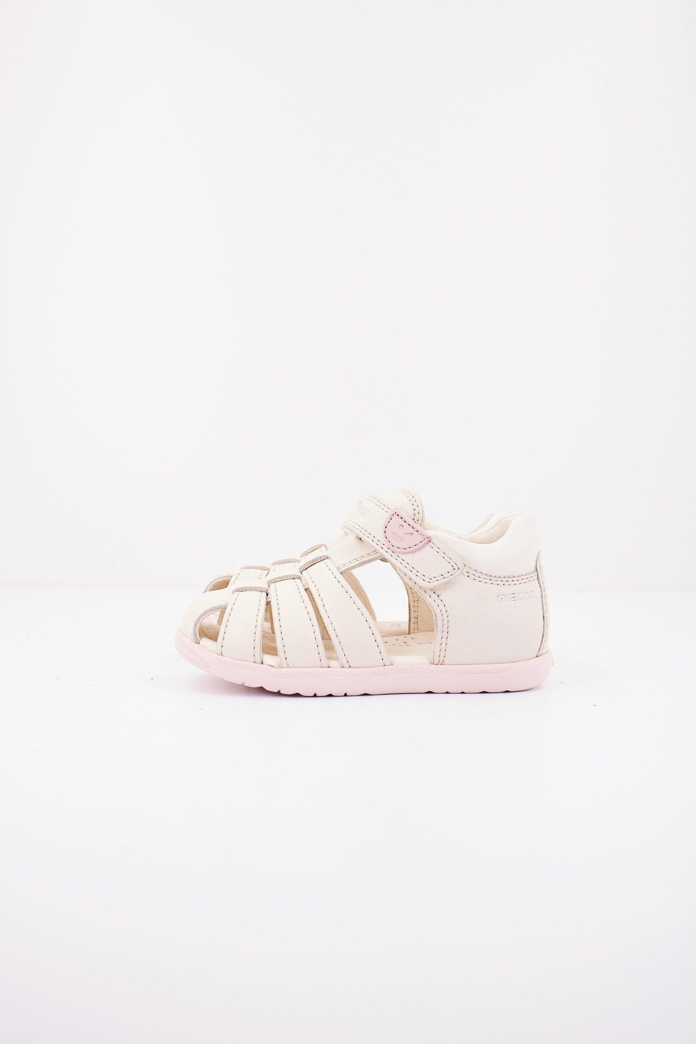 GEOX B SANDAL MACCHIA GIR en color BLANCO  (1)