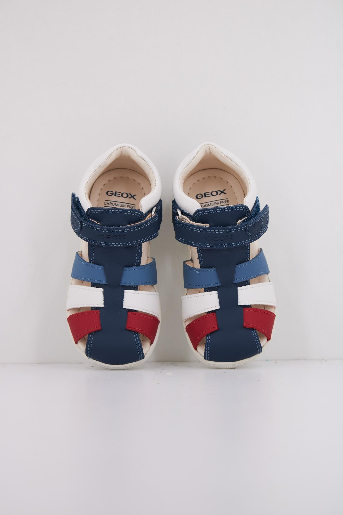 GEOX  B SANDAL MACCHIA BOY en color AZUL  (3)