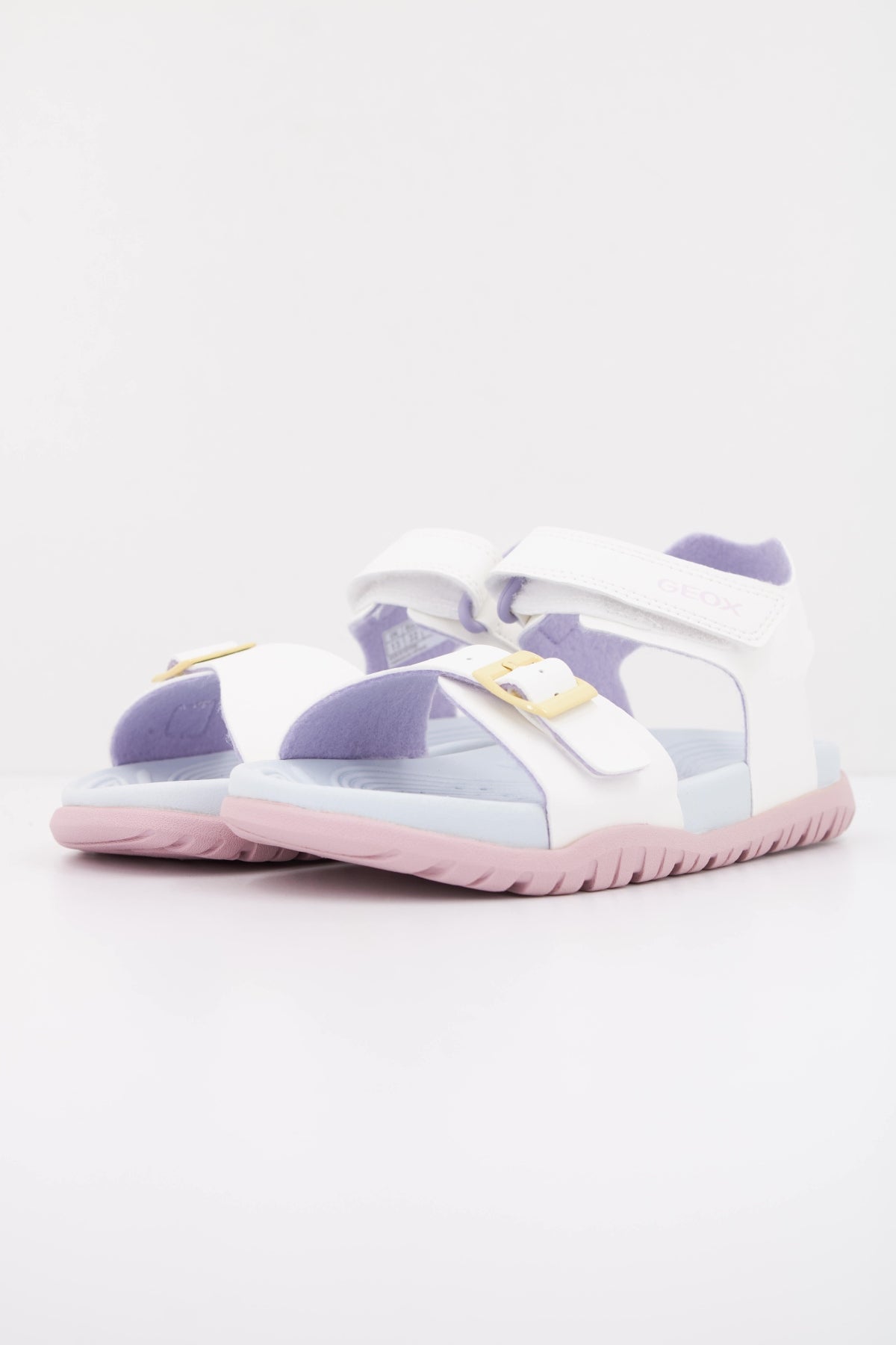 GEOX J SANDAL FUSBETTO GI en color BLANCO  (2)